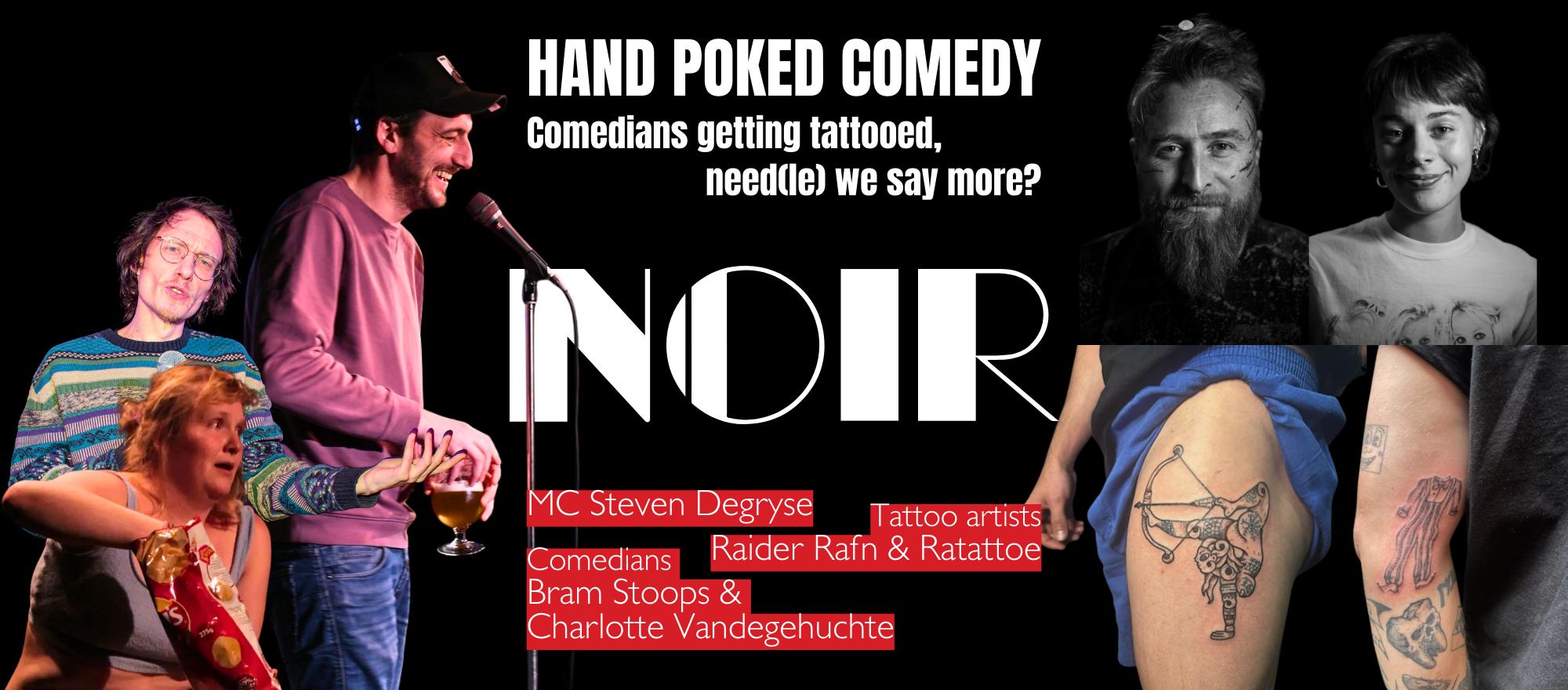 HAND POKED COMEDY @ NOIR banner