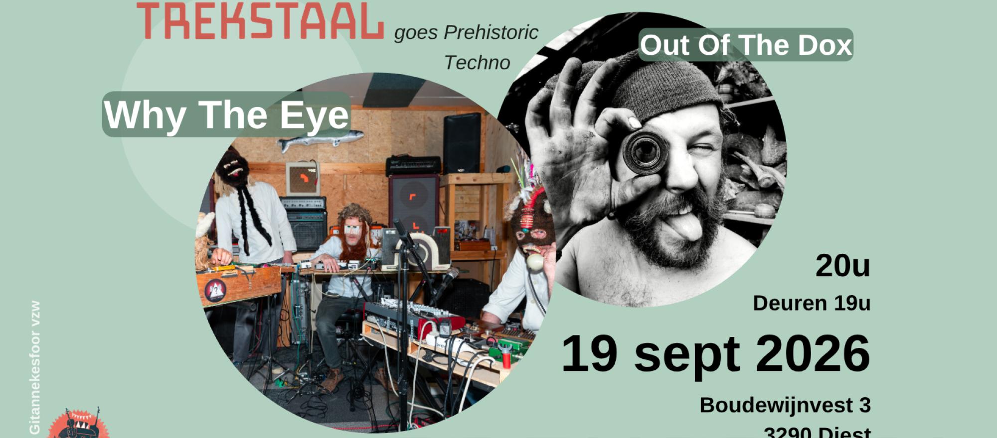 Trekstaal goes Prehistoric Techno banner